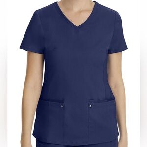 - Healing Hands Navy Scrub Top